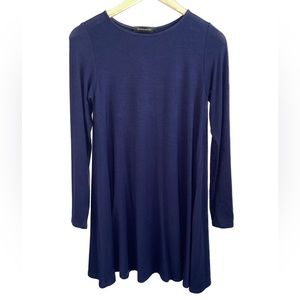 Hourglass Lilly Navy Swing Dress